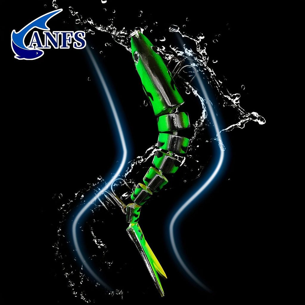 Fishing Lures Multi Jointed Swimbait Crankbait Slow Sinking Bionic Artificial Bait Freshwater Saltwater Trout Bass Fishing Accessories 20g 0.7oz/13.5cm 5.31inch, Trout Lure, Lifelike Bait, Crankbait Design, Precisioncrafted L - VibraStore