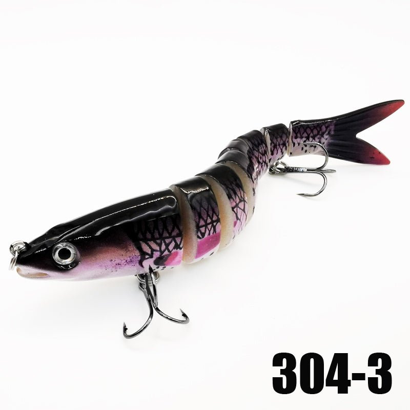 Fishing Lures Multi Jointed Swimbait Crankbait Slow Sinking Bionic Artificial Bait Freshwater Saltwater Trout Bass Fishing Accessories 20g 0.7oz/13.5cm 5.31inch, Trout Lure, Lifelike Bait, Crankbait Design, Precisioncrafted L - VibraStore
