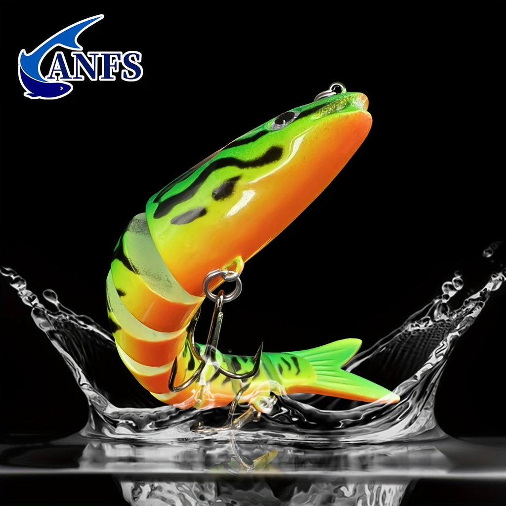 Fishing Lures Multi Jointed Swimbait Crankbait Slow Sinking Bionic Artificial Bait Freshwater Saltwater Trout Bass Fishing Accessories 20g 0.7oz/13.5cm 5.31inch, Trout Lure, Lifelike Bait, Crankbait Design, Precisioncrafted L - VibraStore