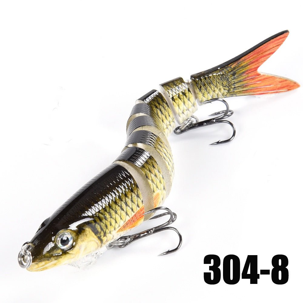 Fishing Lures Multi Jointed Swimbait Crankbait Slow Sinking Bionic Artificial Bait Freshwater Saltwater Trout Bass Fishing Accessories 20g 0.7oz/13.5cm 5.31inch, Trout Lure, Lifelike Bait, Crankbait Design, Precisioncrafted L - VibraStore