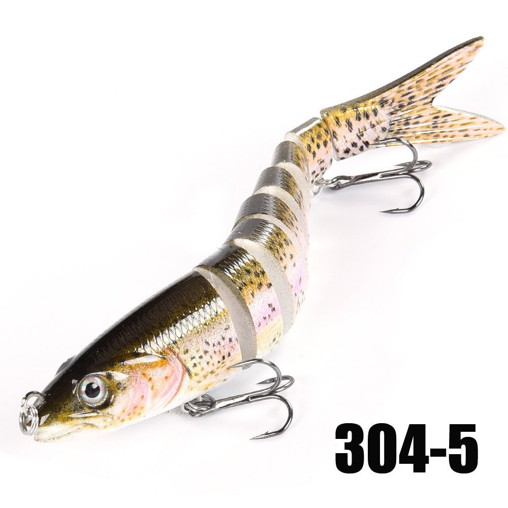 Fishing Lures Multi Jointed Swimbait Crankbait Slow Sinking Bionic Artificial Bait Freshwater Saltwater Trout Bass Fishing Accessories 20g 0.7oz/13.5cm 5.31inch, Trout Lure, Lifelike Bait, Crankbait Design, Precisioncrafted L - VibraStore