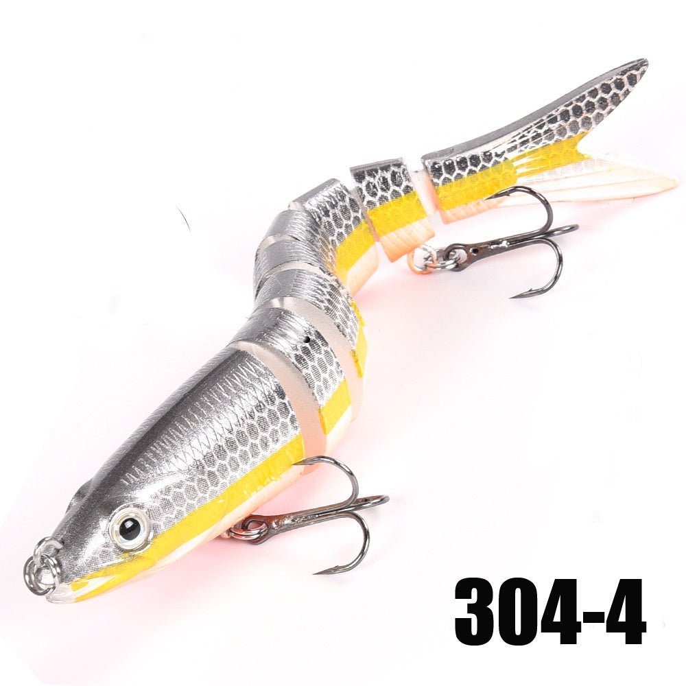 Fishing Lures Multi Jointed Swimbait Crankbait Slow Sinking Bionic Artificial Bait Freshwater Saltwater Trout Bass Fishing Accessories 20g 0.7oz/13.5cm 5.31inch, Trout Lure, Lifelike Bait, Crankbait Design, Precisioncrafted L - VibraStore