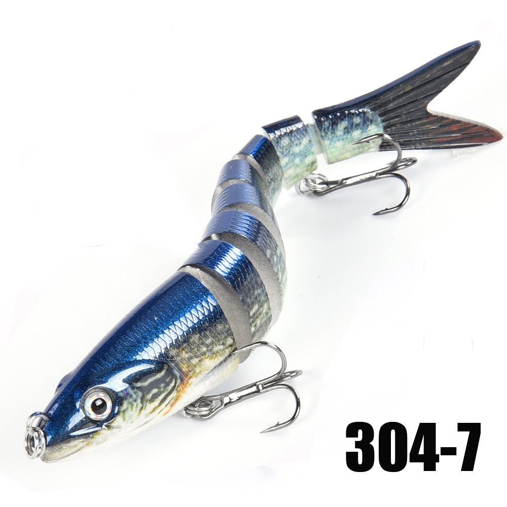 Fishing Lures Multi Jointed Swimbait Crankbait Slow Sinking Bionic Artificial Bait Freshwater Saltwater Trout Bass Fishing Accessories 20g 0.7oz/13.5cm 5.31inch, Trout Lure, Lifelike Bait, Crankbait Design, Precisioncrafted L - VibraStore
