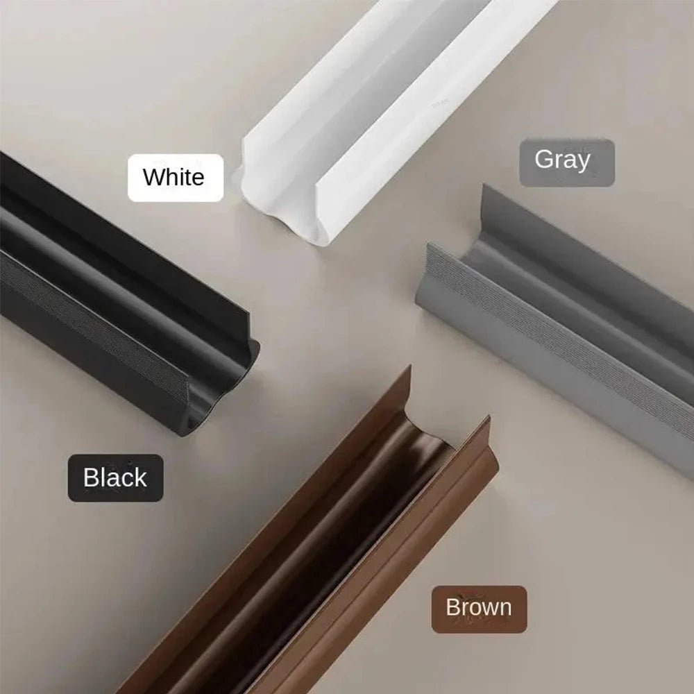 Flexible Door Bottom Sealing Strip Door Gap Soundproofing Wind and Dust Proof Weather Strip Under Door Draft Stopper Tape - VibraStore