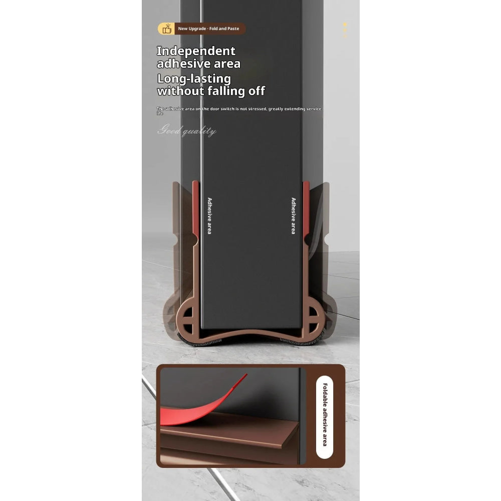 Flexible Door Bottom Sealing Strip Door Gap Soundproofing Wind and Dust Proof Weather Strip Under Door Draft Stopper Tape - VibraStore