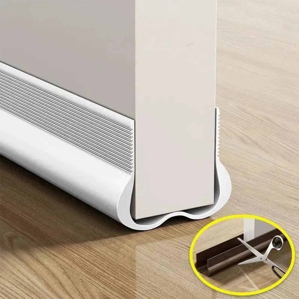 Flexible Door Bottom Sealing Strip Door Gap Soundproofing Wind and Dust Proof Weather Strip Under Door Draft Stopper Tape - VibraStore