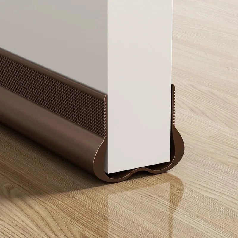 Flexible Door Bottom Sealing Strip Door Gap Soundproofing Wind and Dust Proof Weather Strip Under Door Draft Stopper Tape - VibraStore
