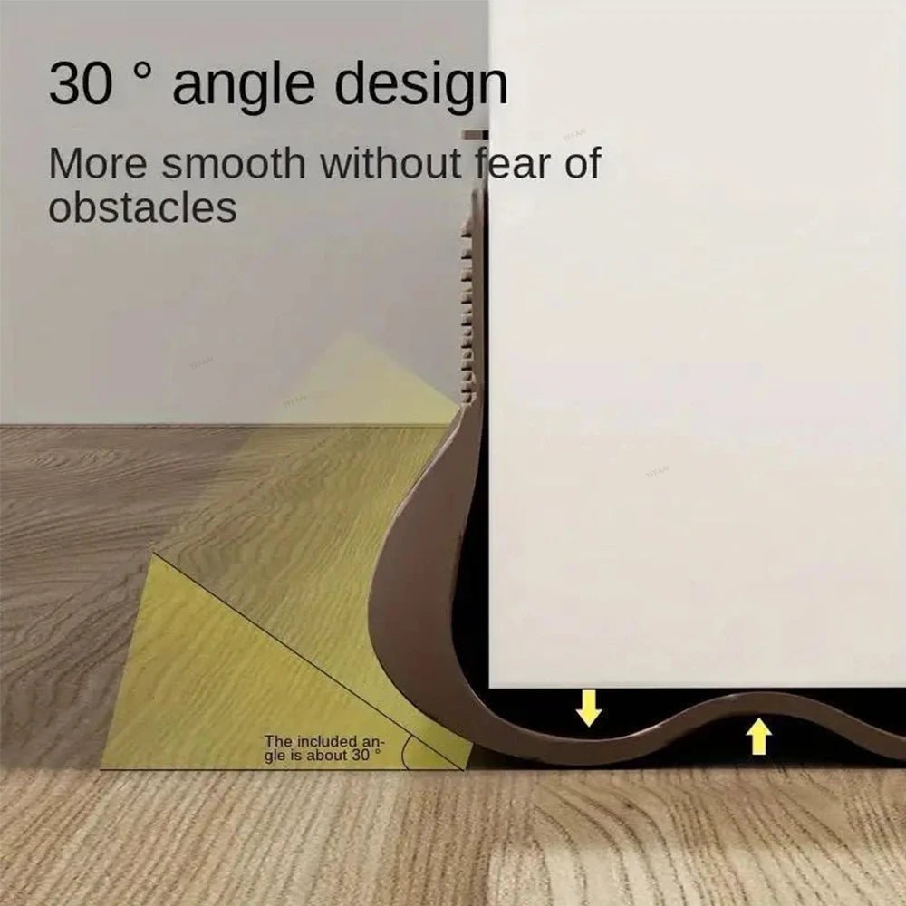 Flexible Door Bottom Sealing Strip Door Gap Soundproofing Wind and Dust Proof Weather Strip Under Door Draft Stopper Tape - VibraStore