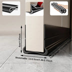 Flexible Door Bottom Sealing Strip Door Gap Soundproofing Wind and Dust Proof Weather Strip Under Door Draft Stopper Tape - VibraStore