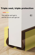 Flexible Door Bottom Sealing Strip Door Gap Soundproofing Wind and Dust Proof Weather Strip Under Door Draft Stopper Tape - VibraStore