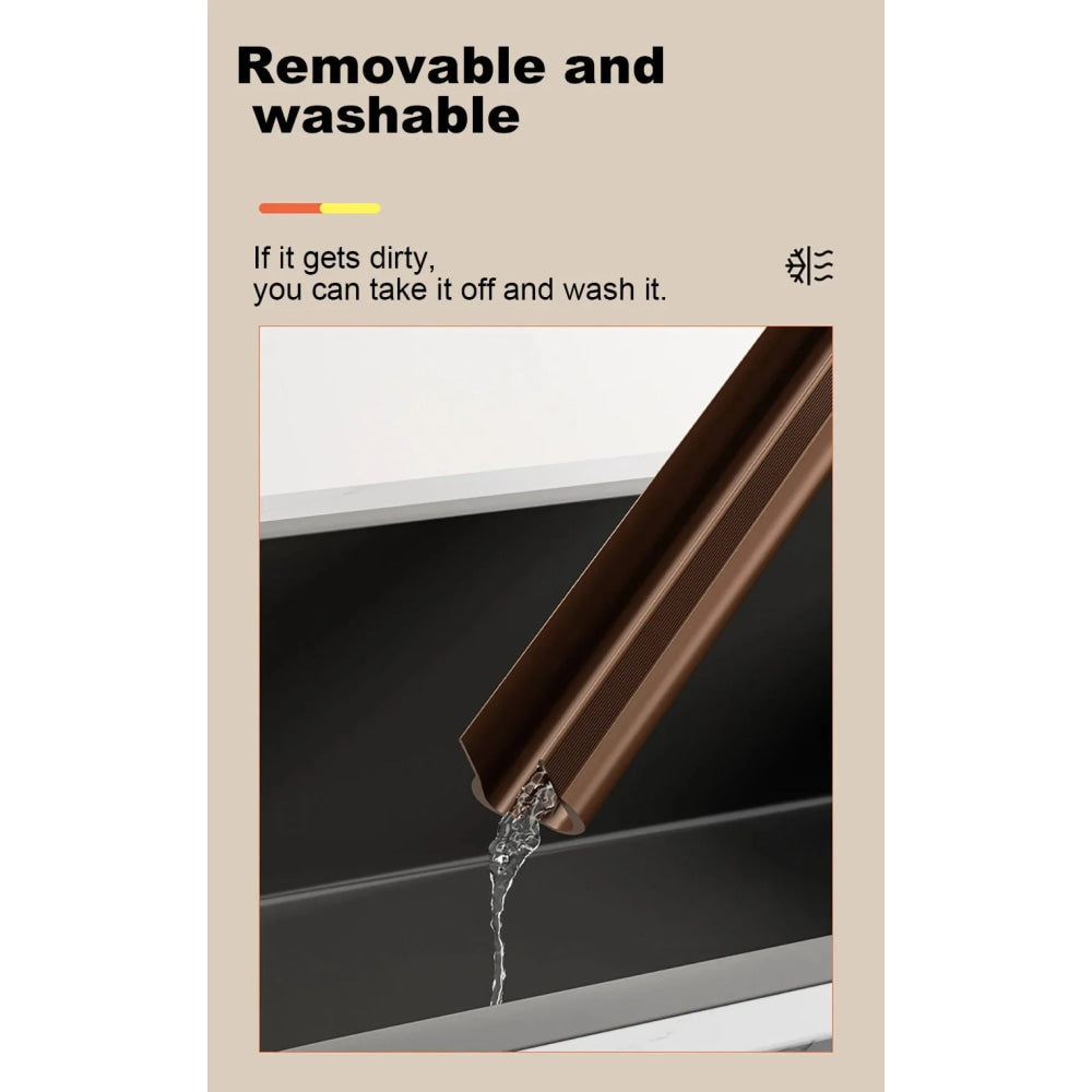 Flexible Door Bottom Sealing Strip Door Gap Soundproofing Wind and Dust Proof Weather Strip Under Door Draft Stopper Tape - VibraStore