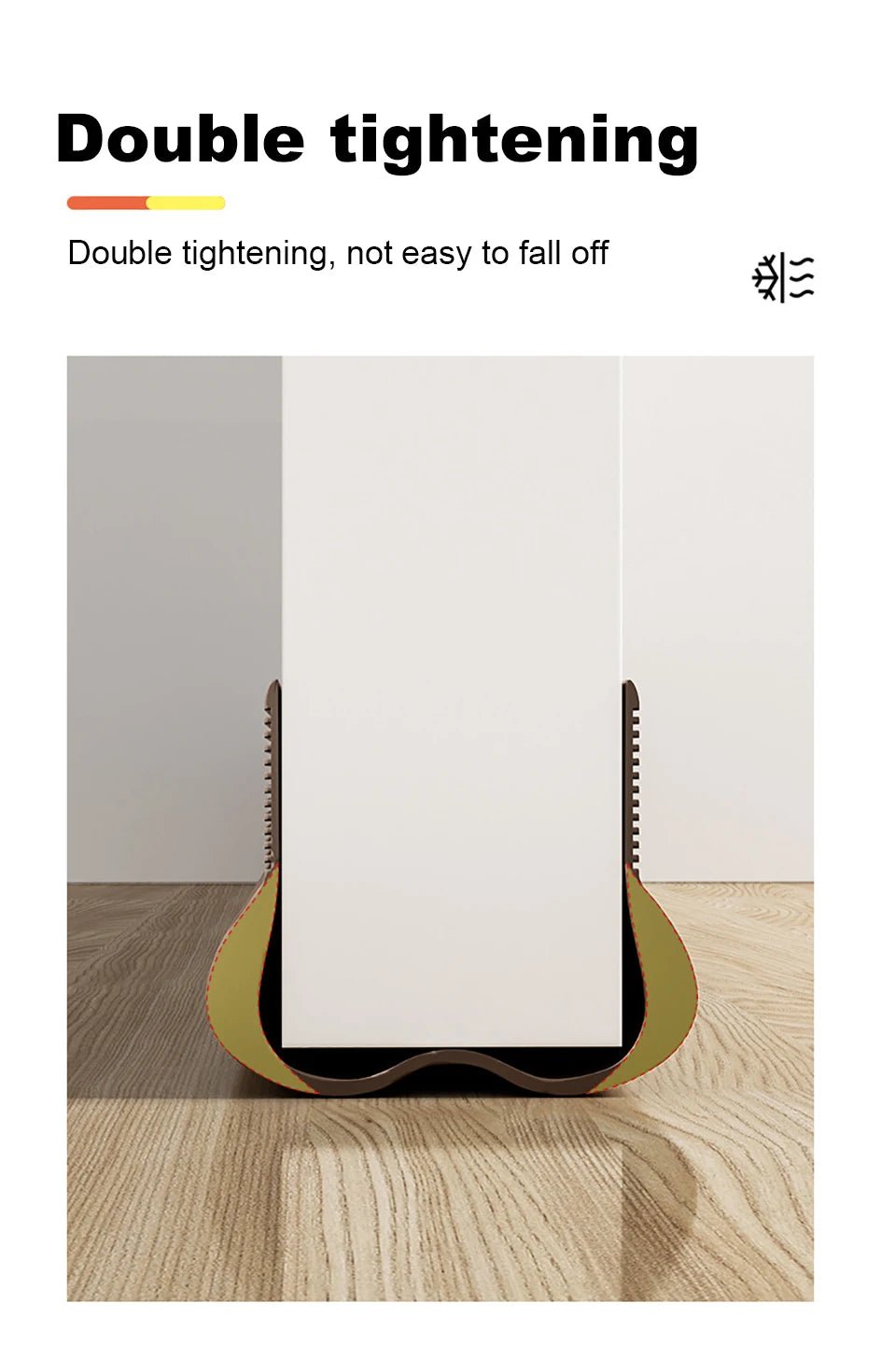 Flexible Door Bottom Sealing Strip Door Gap Soundproofing Wind and Dust Proof Weather Strip Under Door Draft Stopper Tape - VibraStore