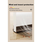 Flexible Door Bottom Sealing Strip Door Gap Soundproofing Wind and Dust Proof Weather Strip Under Door Draft Stopper Tape - VibraStore