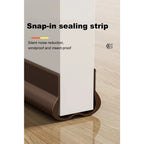 Flexible Door Bottom Sealing Strip Door Gap Soundproofing Wind and Dust Proof Weather Strip Under Door Draft Stopper Tape - VibraStore