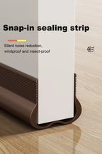 Flexible Door Bottom Sealing Strip Door Gap Soundproofing Wind and Dust Proof Weather Strip Under Door Draft Stopper Tape - VibraStore