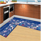 Floor mats, non - slip, oil - proof, household machine washable door mats, bathroom, bathroom, bedside rugs - VibraStore