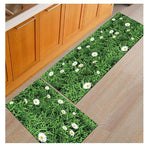 Floor mats, non - slip, oil - proof, household machine washable door mats, bathroom, bathroom, bedside rugs - VibraStore