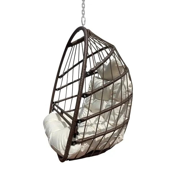 Foldable UV, Resistant Hammock Chair With Stand, 350lbs Capacity - VibraStore