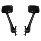 For 2008 - 2016 Freightliner Cascadia Pair Hood Mirrors Black Left,Right Set - VibraStore