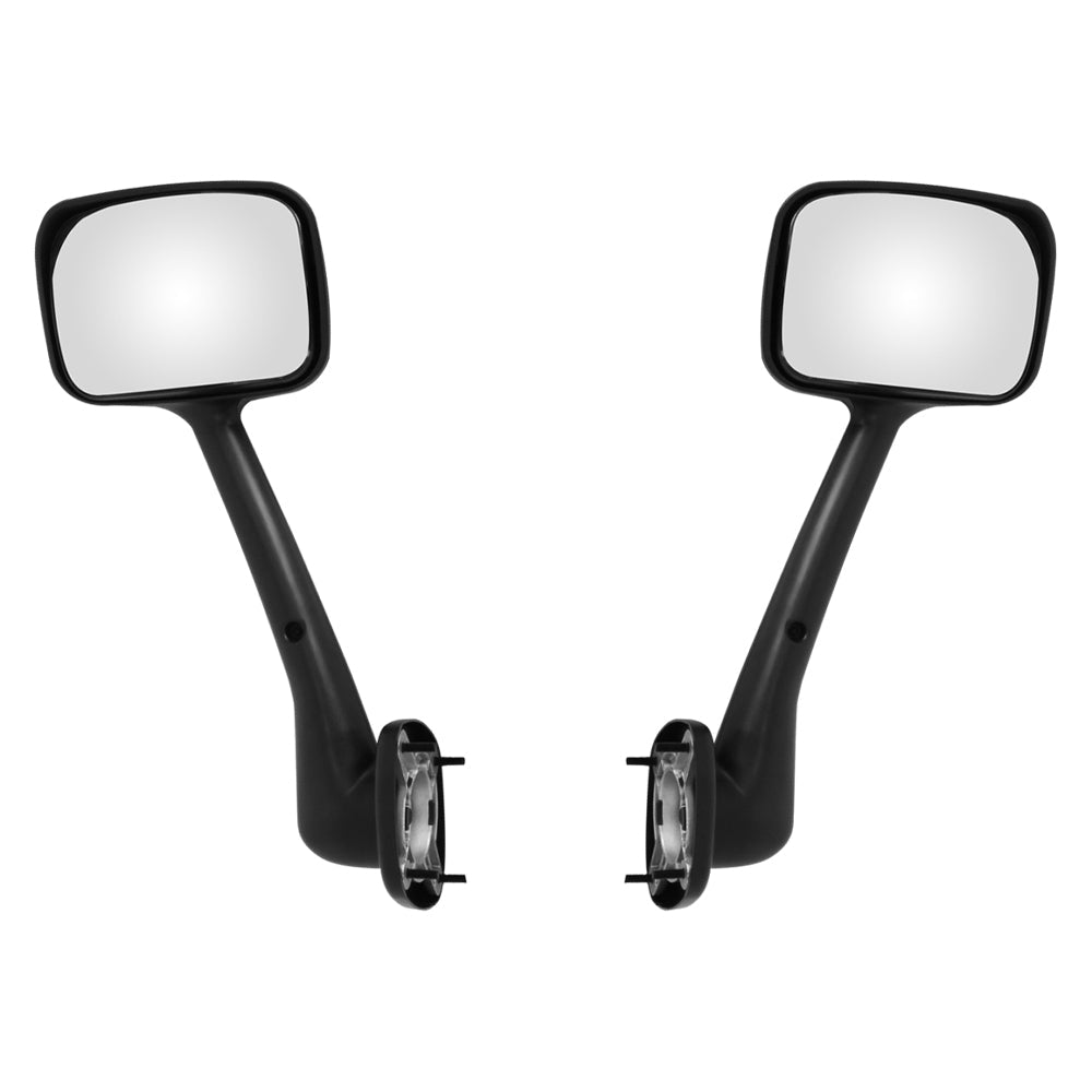 For 2008 - 2016 Freightliner Cascadia Pair Hood Mirrors Black Left,Right Set - VibraStore