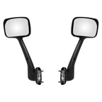 For 2008 - 2016 Freightliner Cascadia Pair Hood Mirrors Black Left,Right Set - VibraStore
