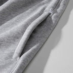 Four season new American loose casual pure gray five quarter sports shorts men's casual pants men shorts - VibraStore