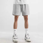 Four season new American loose casual pure gray five quarter sports shorts men's casual pants men shorts - VibraStore