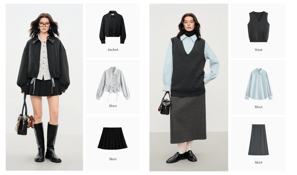 FSLE 2025 Winter Women's Vintage Washed Embroidered Banana Jeans Curved High Waist Wide Leg Trousers Slim Fit Retro Pants - VibraStore