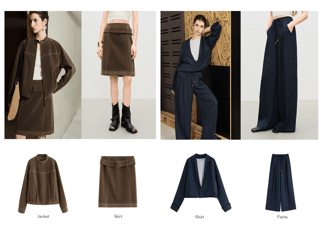 FSLE 2025 Winter Women's Vintage Washed Embroidered Banana Jeans Curved High Waist Wide Leg Trousers Slim Fit Retro Pants - VibraStore