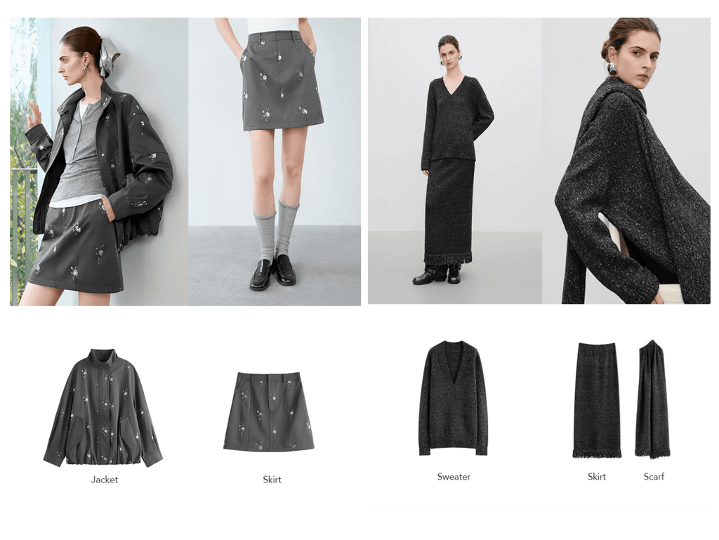 FSLE 2025 Winter Women's Vintage Washed Embroidered Banana Jeans Curved High Waist Wide Leg Trousers Slim Fit Retro Pants - VibraStore