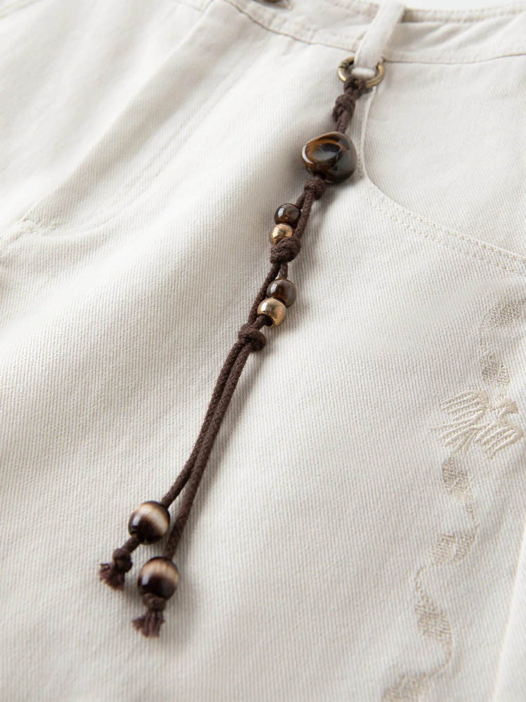 FSLE 2025 Winter Women's Vintage Washed Embroidered Banana Jeans Curved High Waist Wide Leg Trousers Slim Fit Retro Pants - VibraStore