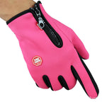 Full Finger Touch Screen Zipper Ski Gloves - VibraStore