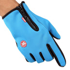 Full Finger Touch Screen Zipper Ski Gloves - VibraStore