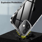 Funda transparente ultrafina de lujo para iPhone 17 16 15 11 12 13 14 Pro Max X XR 7 8 Plus funda trasera de silicona TPU suave transparente - VibraStore