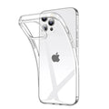 Funda transparente ultrafina de lujo para iPhone 17 16 15 11 12 13 14 Pro Max X XR 7 8 Plus funda trasera de silicona TPU suave transparente - VibraStore