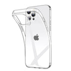 Funda transparente ultrafina de lujo para iPhone 17 16 15 11 12 13 14 Pro Max X XR 7 8 Plus funda trasera de silicona TPU suave transparente - VibraStore