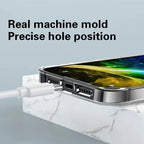 Funda transparente ultrafina de lujo para iPhone 17 16 15 11 12 13 14 Pro Max X XR 7 8 Plus funda trasera de silicona TPU suave transparente - VibraStore