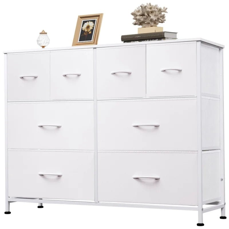 GALAXHERO 8 Drawer Dresser Wide Fabric Storage Chest with Deep Drawers for Bedroom Living Room Closet Organizer - VibraStore
