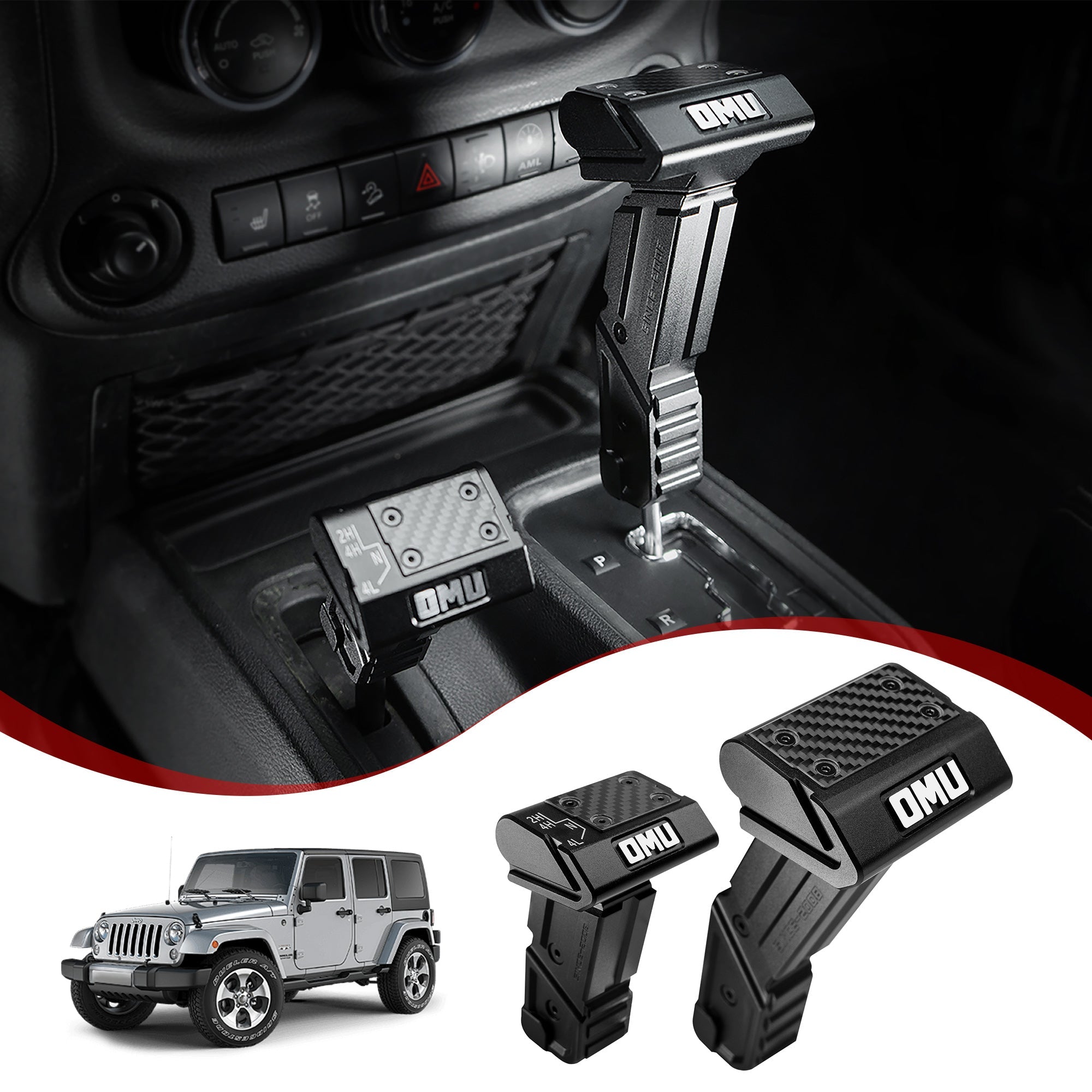 Gear Lever Knob For Wrangler 2011 - 2017 JK - VibraStore
