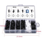 GM Rivet OPP Bag Or Box 6 Kinds of Auto Parts Quick Fastening Plastic Buckle 100 Pieces Mixed - VibraStore