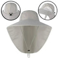 Gorra de béisbol de ala ancha para hombre y mujer, sombrero con solapa, protector de cuello, refrigeración, Safari, senderismo, pesca, aire libre - VibraStore