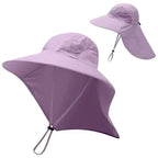 Gorra de béisbol de ala ancha para hombre y mujer, sombrero con solapa, protector de cuello, refrigeración, Safari, senderismo, pesca, aire libre - VibraStore