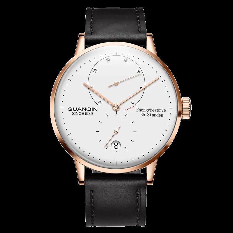 GUANQIN Mechanical Business Watch Men Luxury Brand Luminous Stainless Steel Strap Wrist Mens Automatic Watches Clock relogio BYR - VibraStore