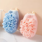 Guantes exfoliantes de doble cara, limpieza corporal, baño, flor, Bola de ducha, depurador corporal, esponja de baño, toalla, herramienta de baño - VibraStore