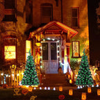 Guirnalda de luces LED araña Halloween: 20/30 modos, energía solar, decoración para hogar y jardín - VibraStore