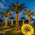 Luces solares para jardín: Guirnaldas LED impermeables 50/100 Led - VibraStore