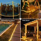 Luces solares para jardín: Guirnaldas LED impermeables 50/100 Led - VibraStore