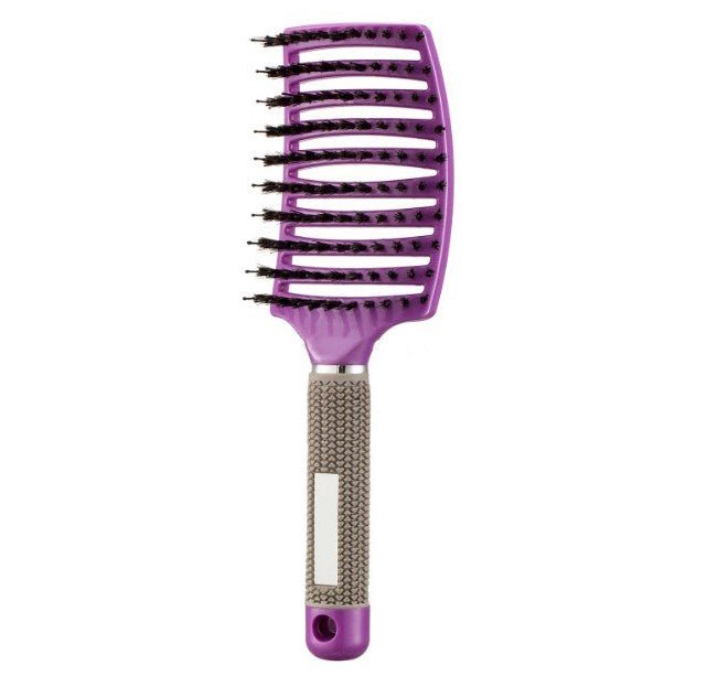 Hairbrush Anti Klit Brushy Haarborstel Women Detangler Hair Brush Bristle Nylon Scalp Massage Teaser Hair Brush Comb - VibraStore