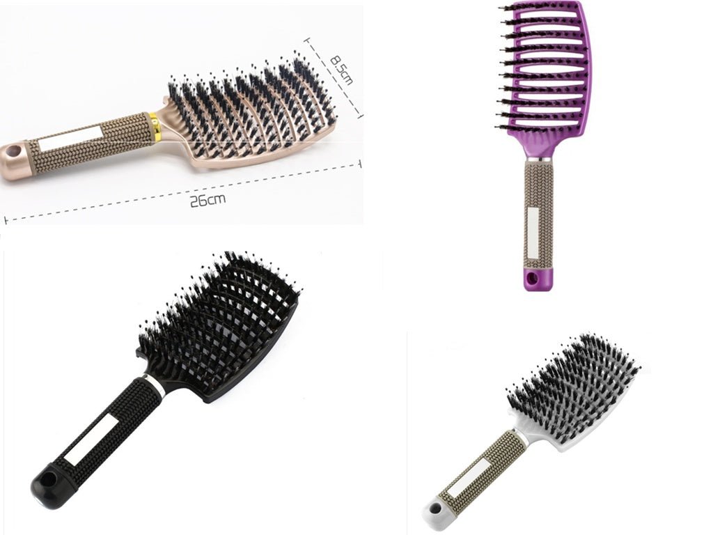 Hairbrush Anti Klit Brushy Haarborstel Women Detangler Hair Brush Bristle Nylon Scalp Massage Teaser Hair Brush Comb - VibraStore