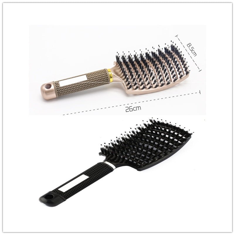 Hairbrush Anti Klit Brushy Haarborstel Women Detangler Hair Brush Bristle Nylon Scalp Massage Teaser Hair Brush Comb - VibraStore